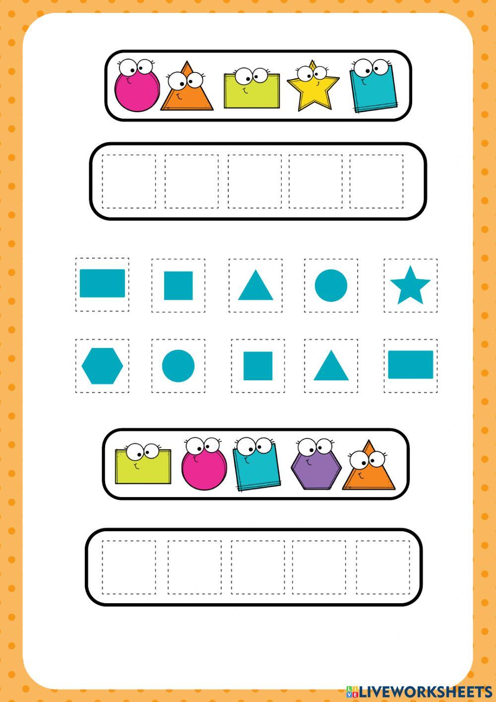Sequência formas geométricas