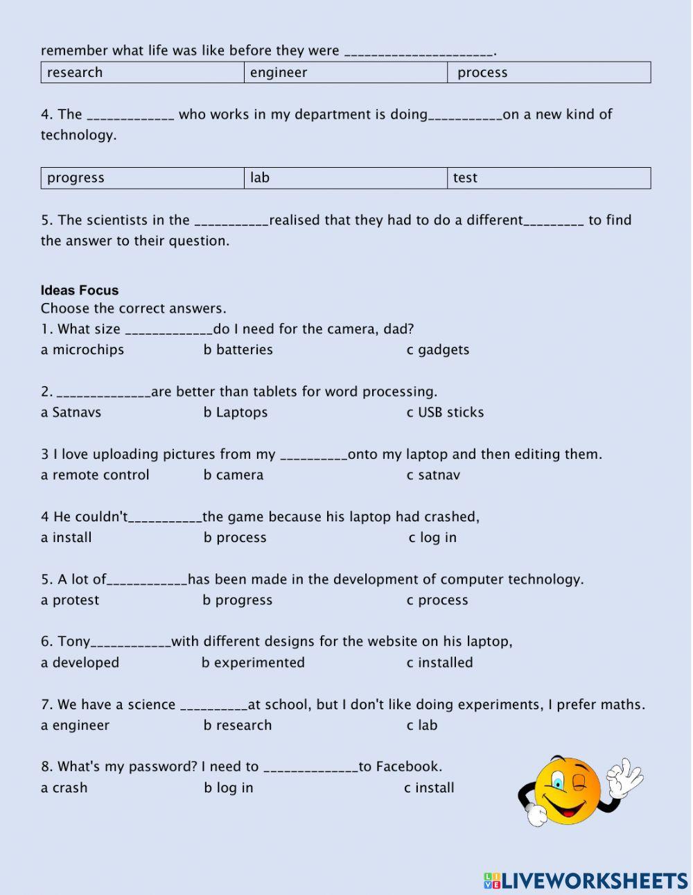 Vocabulary - Pg. 112