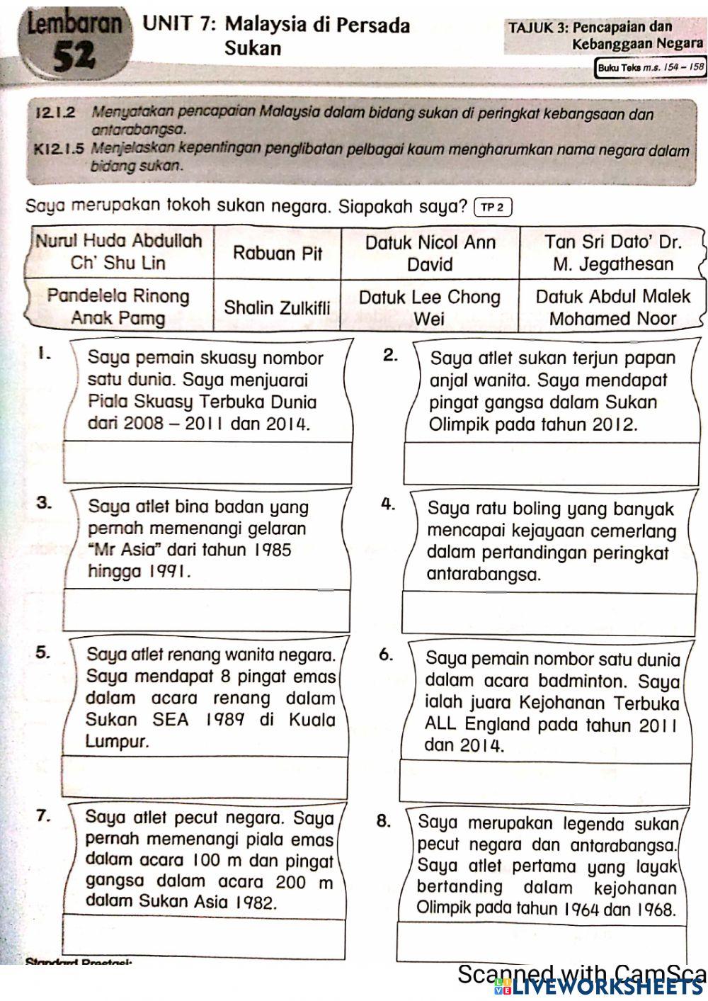 Malaysia di persada dunia