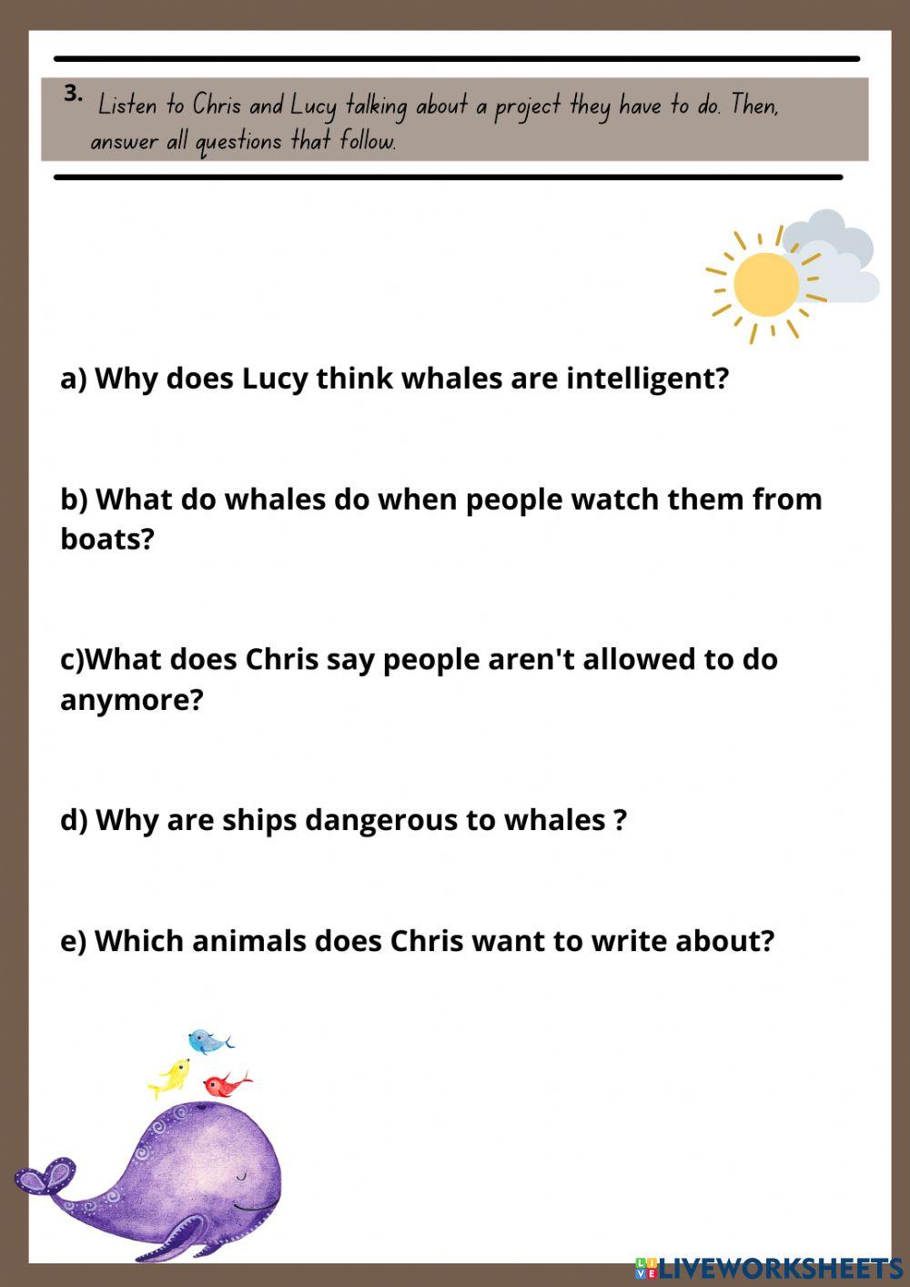 Unit 4: life on earth (listening)