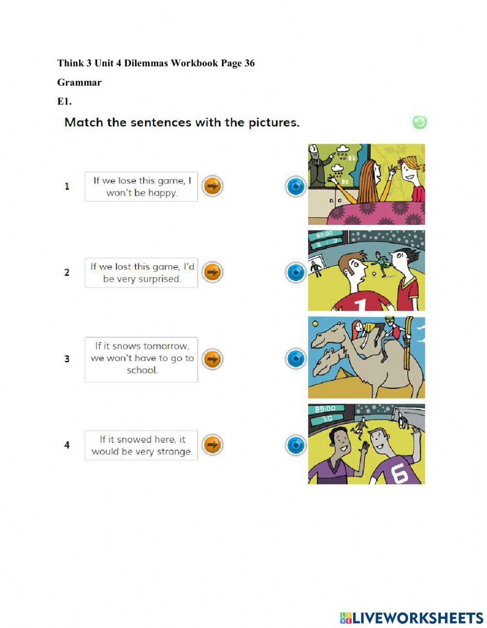 Think 3 Unit 4 WB P36