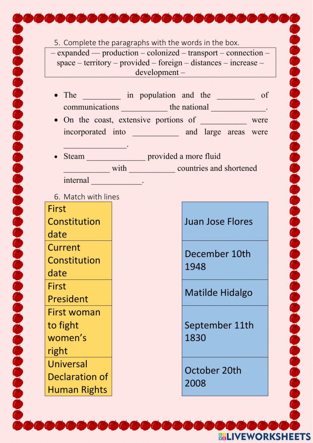 Social Studies lesson