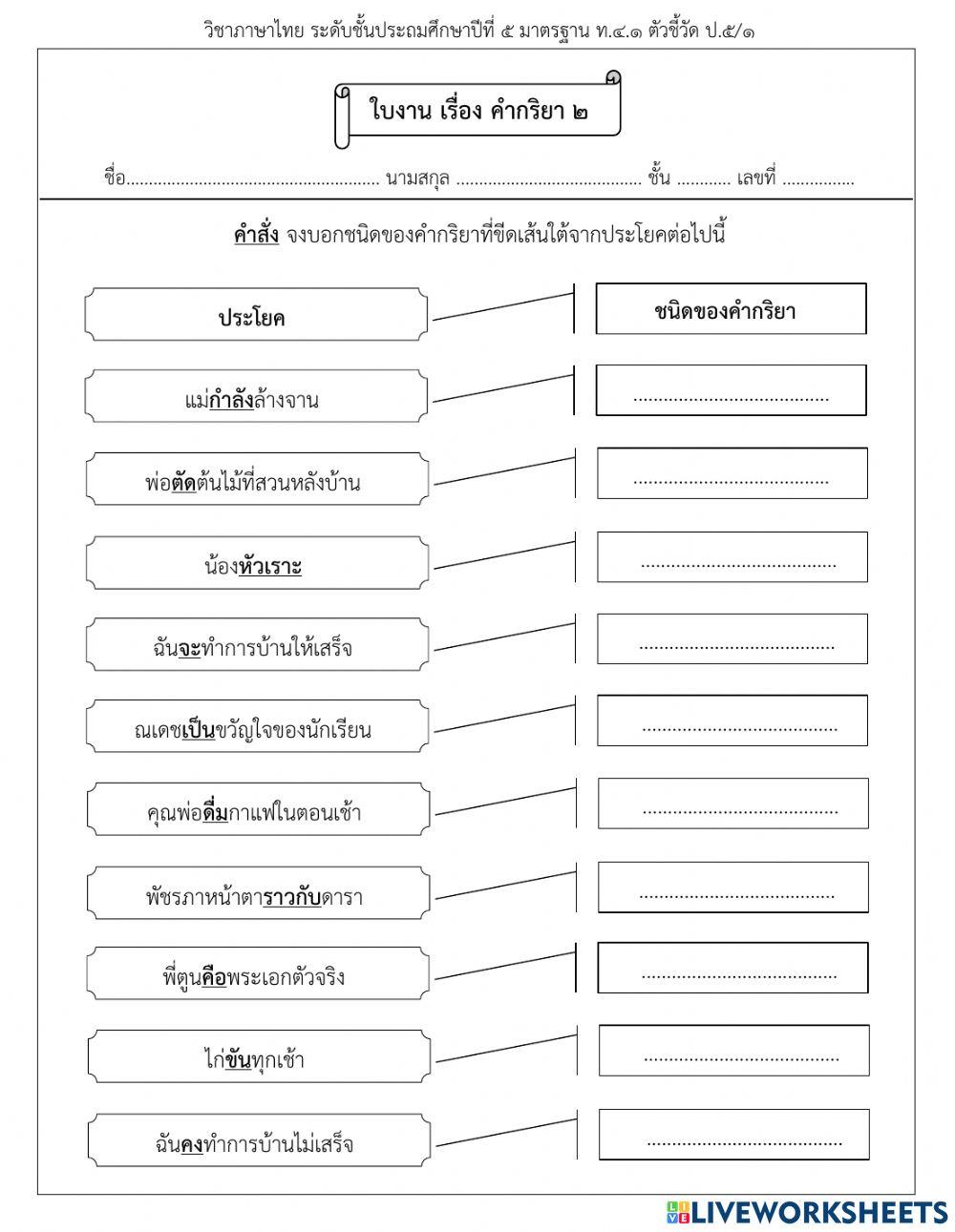 ภาษาไทยป.5