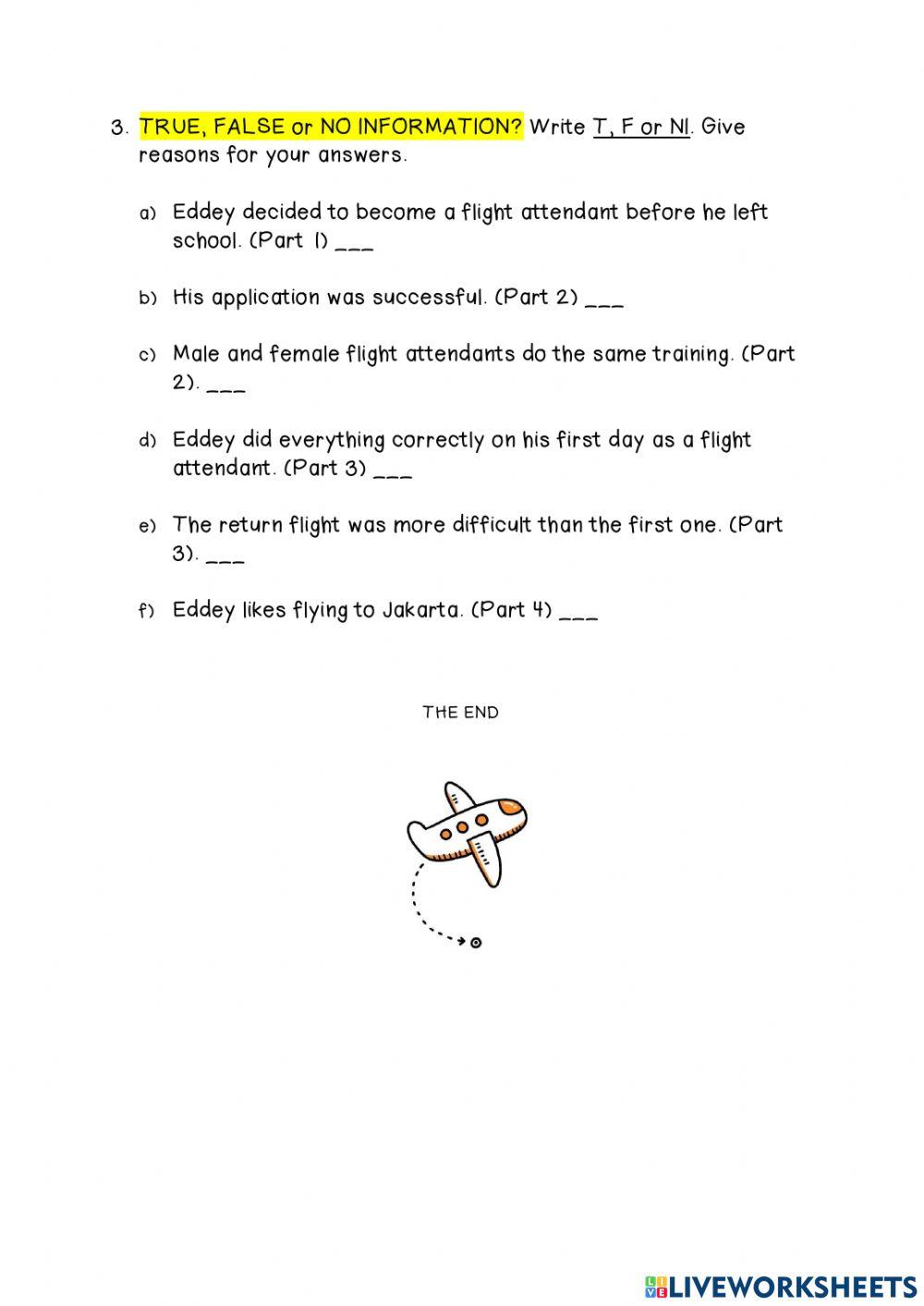 Unit 7 Service in the sky