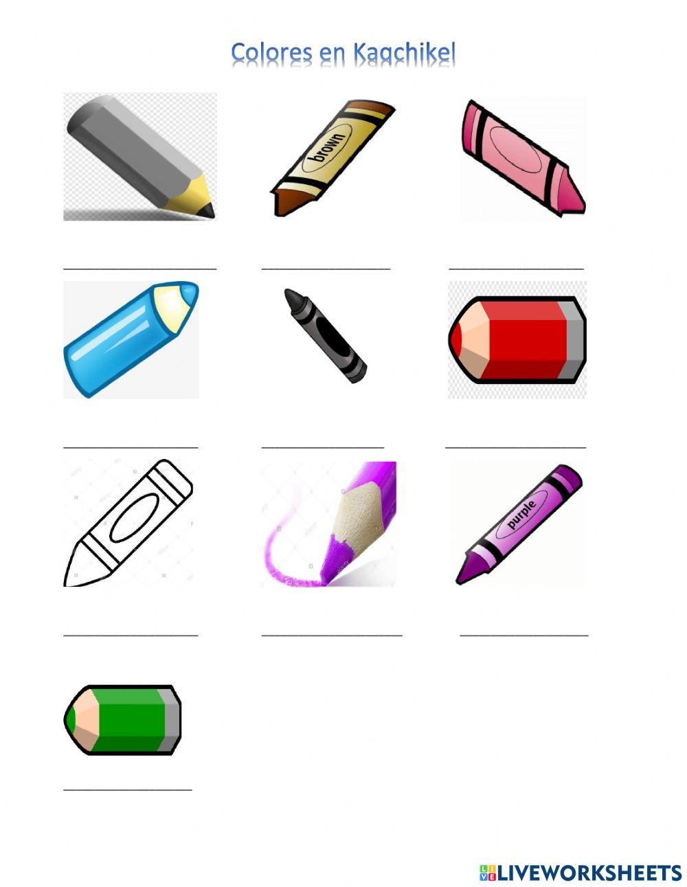 Colores en kaqchikel