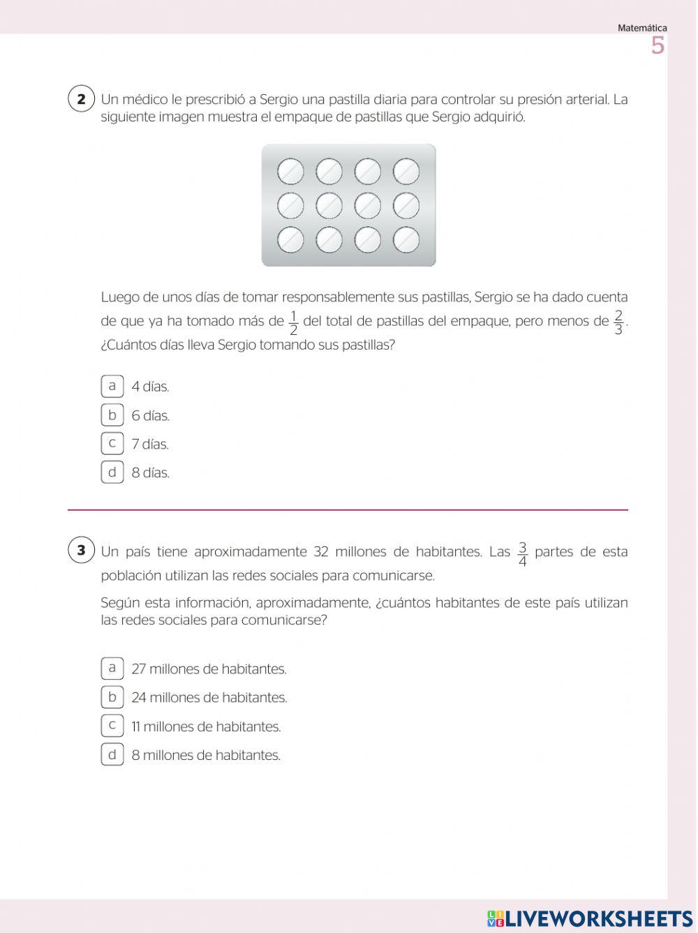 Evaluación diagnóstica 3ro de de secundaria parte 1