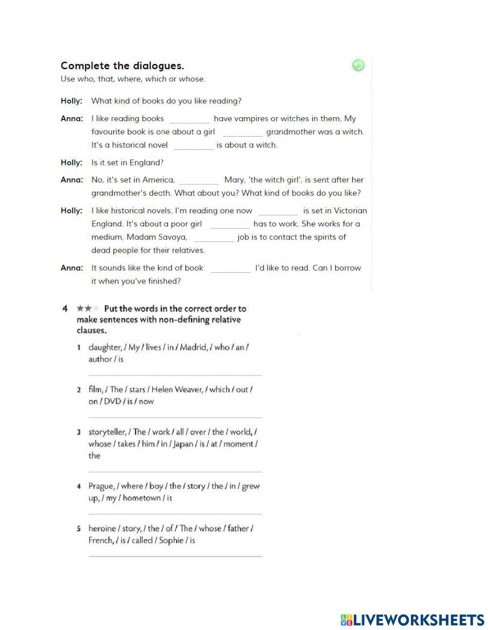 Think 3 Unit 5 WB P46