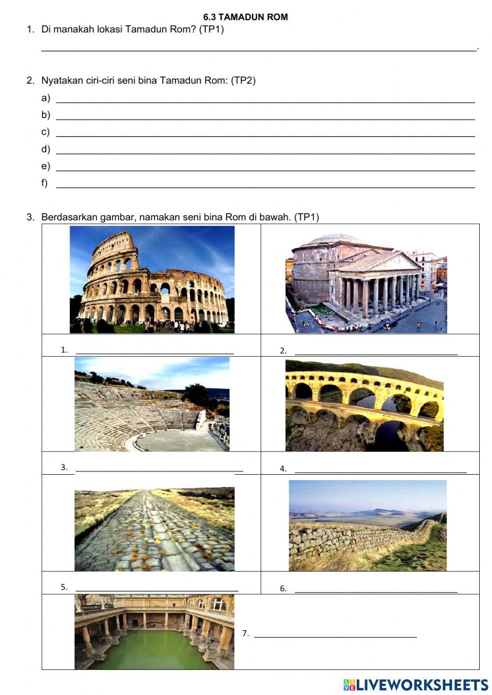 Bab 6: Peningkatan Tamadun Yunani&Rom