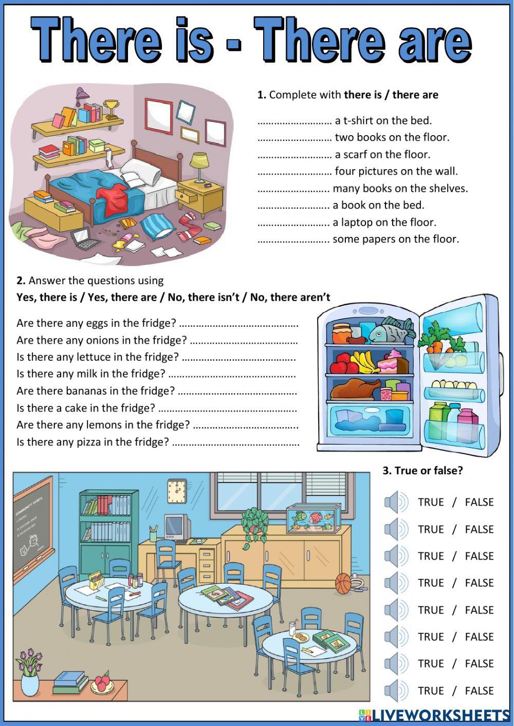 การใช้ There is- There are