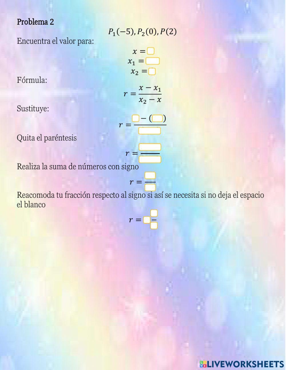 Distancia entre dos puntos 2