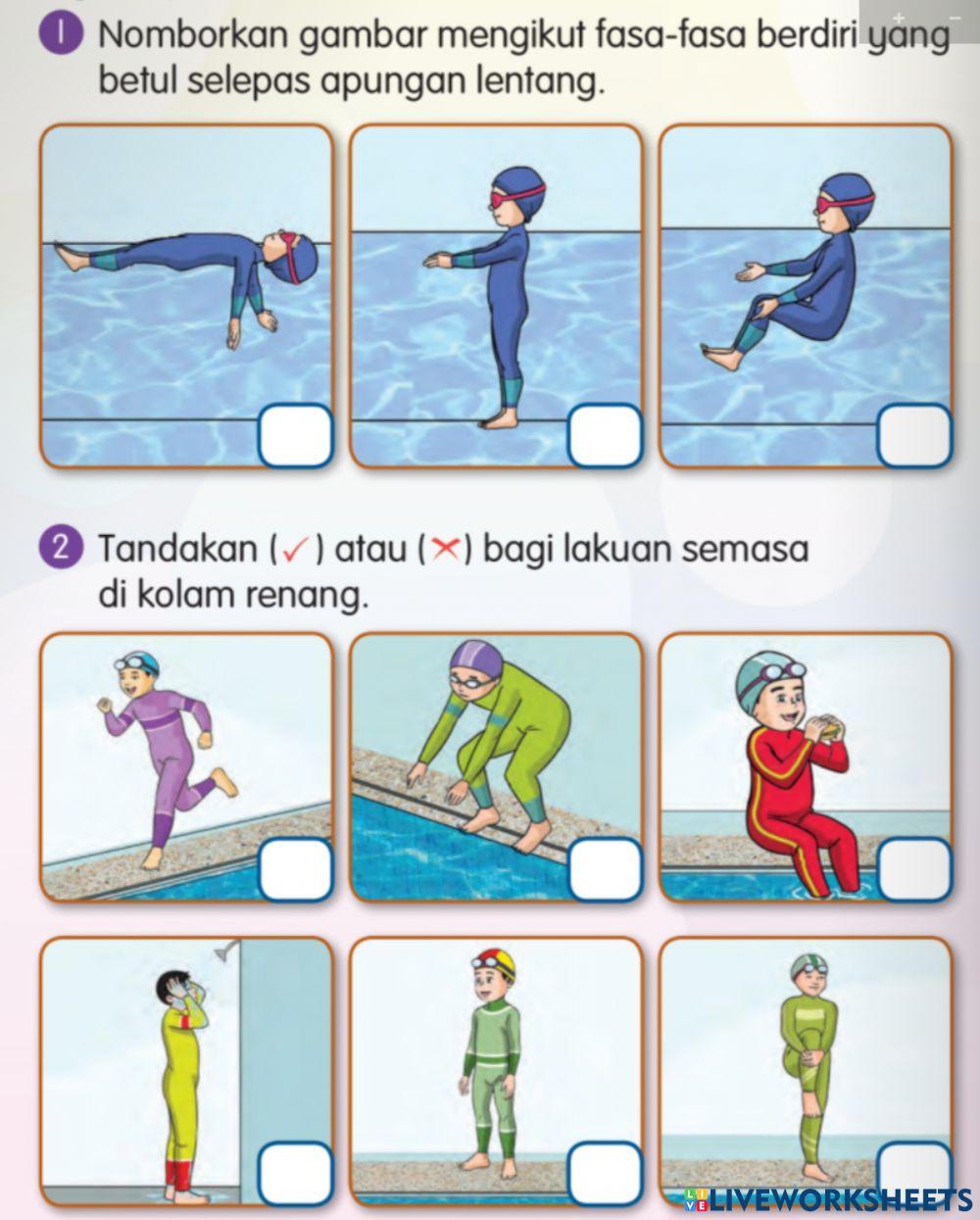 Pendidikan Jasmani Tahun 2 Pantas Berenang