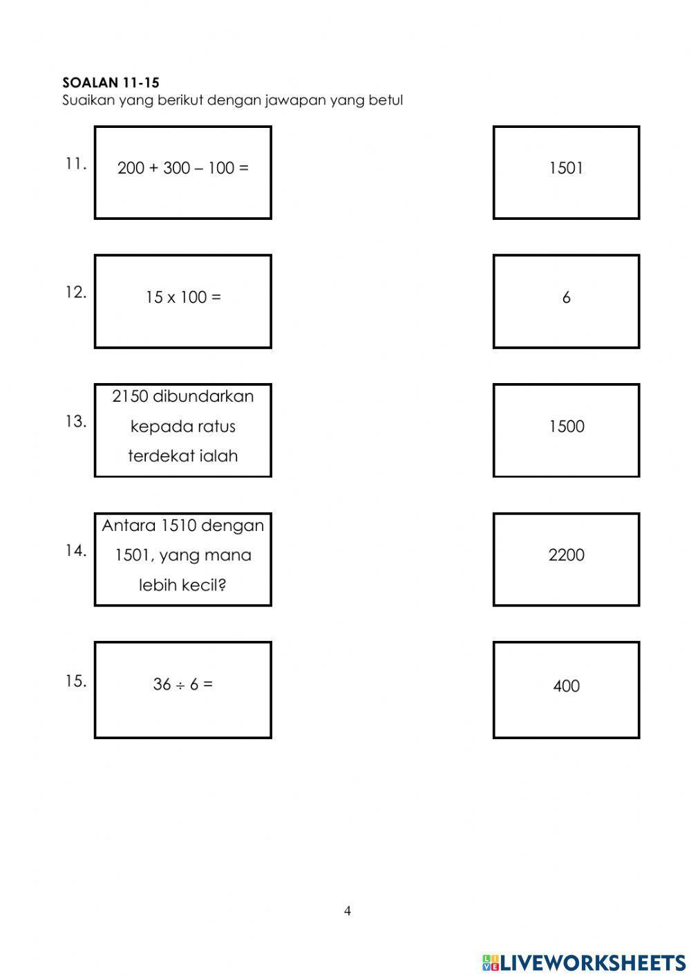 Matematik tahun 3 k2