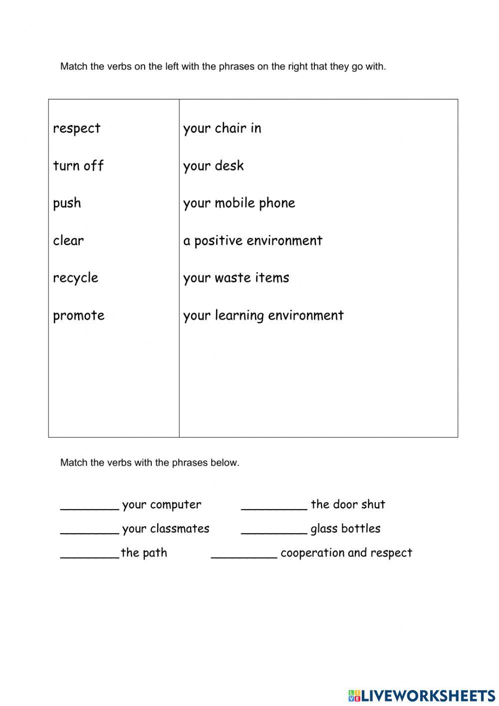 Reading a Classroom Poster