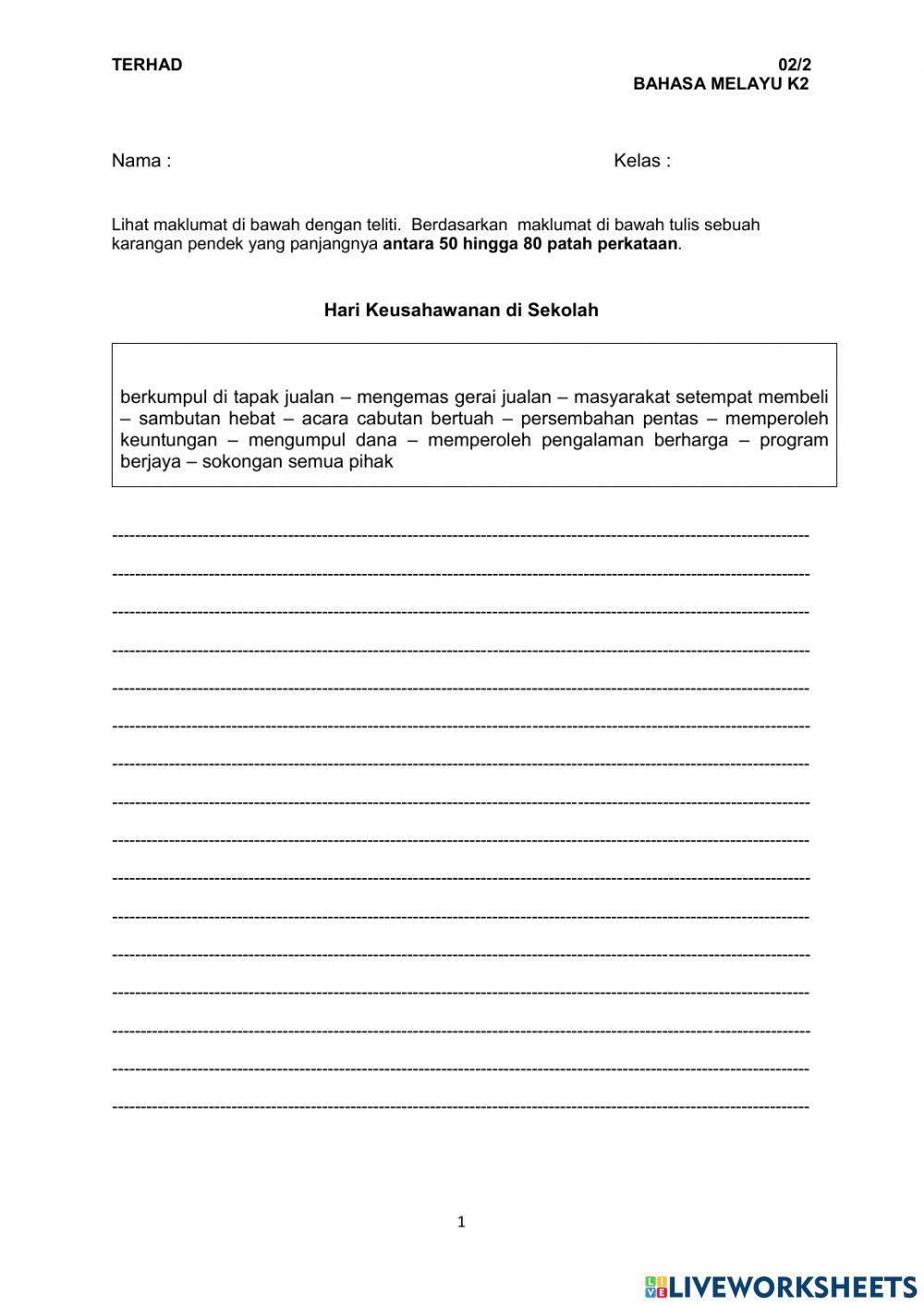 Karangan respons terhad pt3