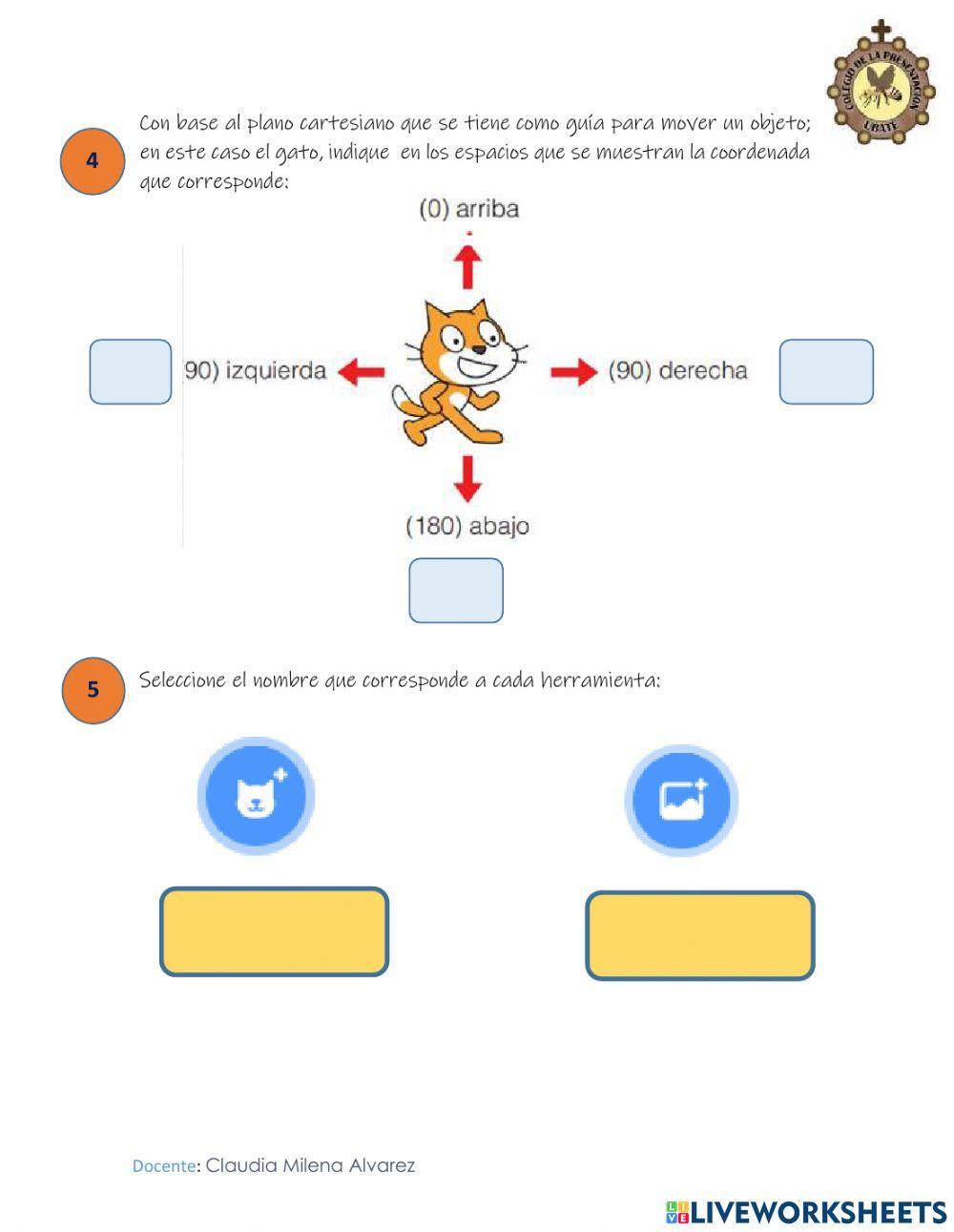 Evaluación sobre Scratch