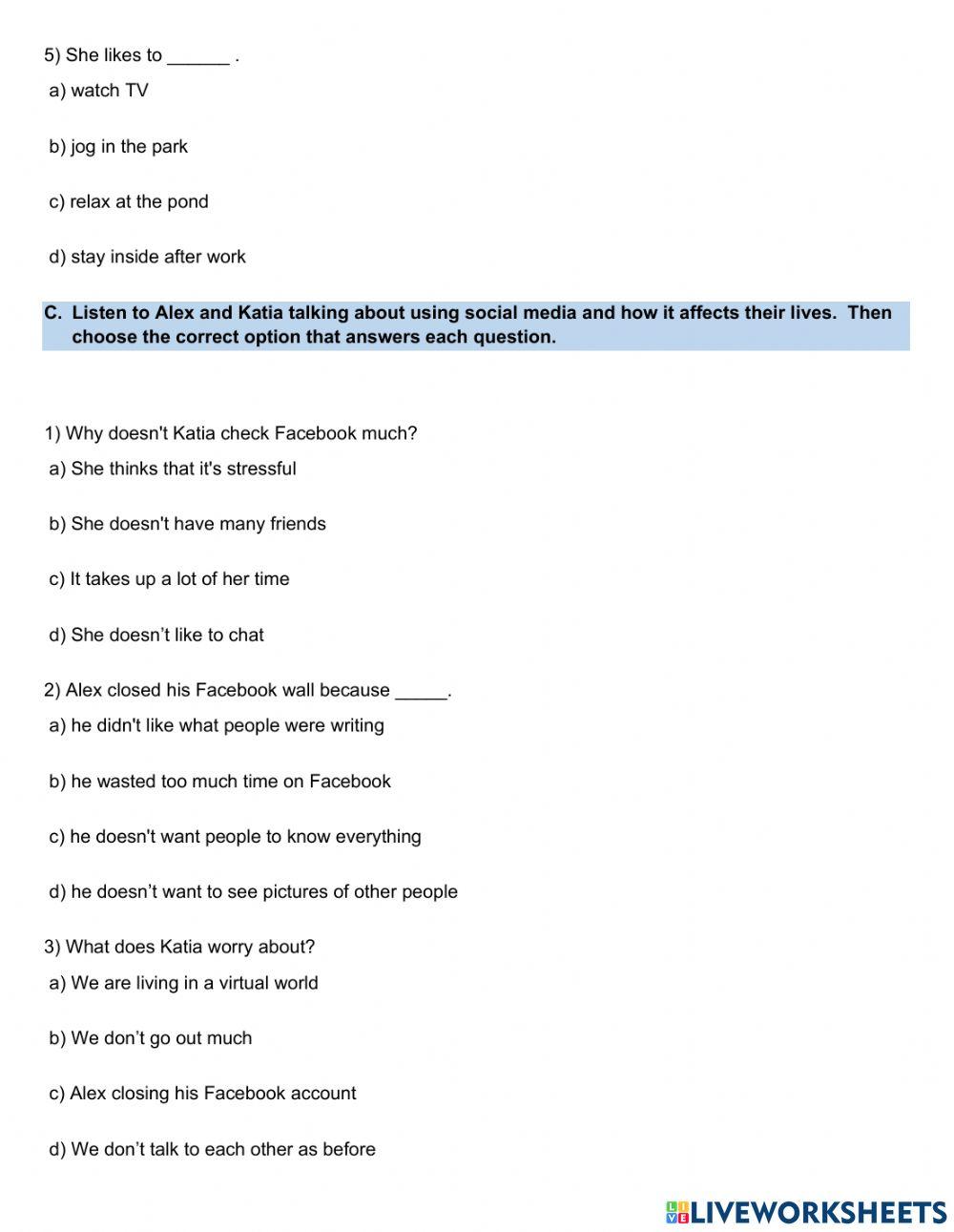 ASSESSMENT INSTRUMENT - 12th GRADES