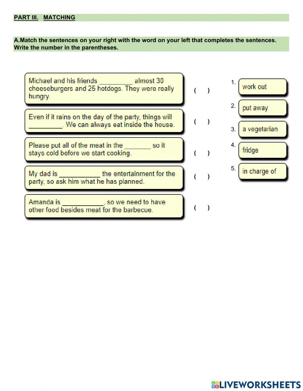 ASSESSMENT INSTRUMENT - 12th GRADES