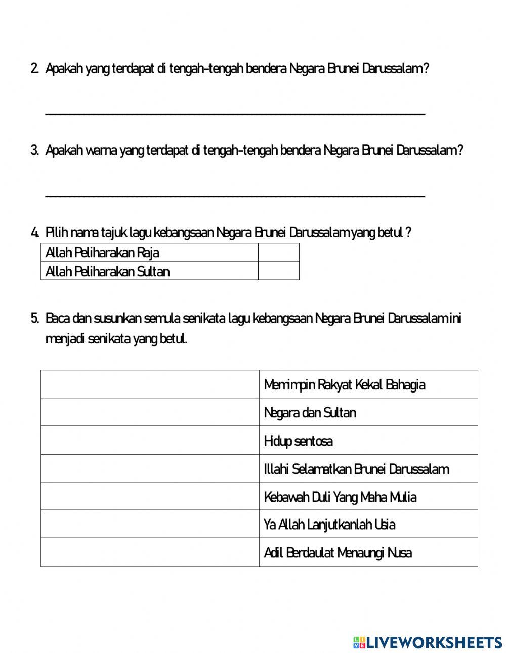 Hormati Bendera Dan Lagu Kebangsaan