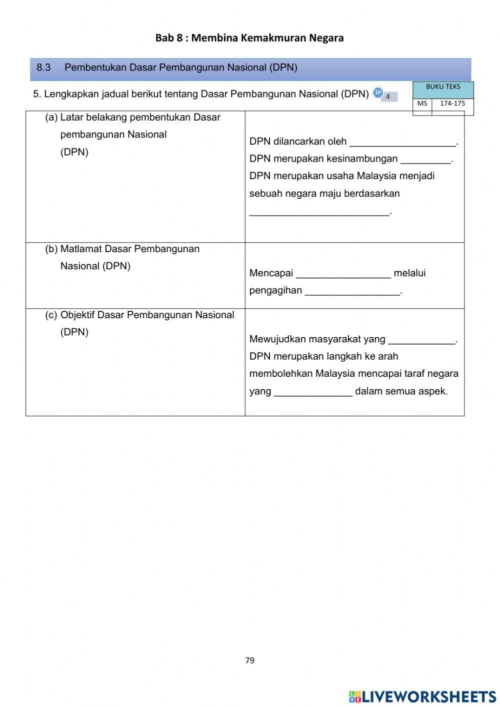 Sejarah Tingkatan 5 Bab 8 Sub Topik 8.3 & 8.4