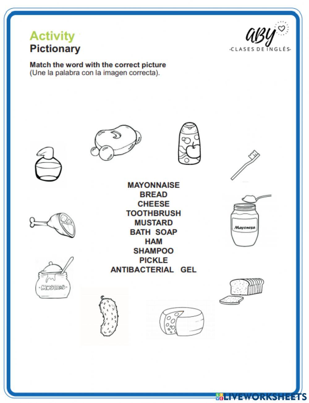 Vocabulary about food