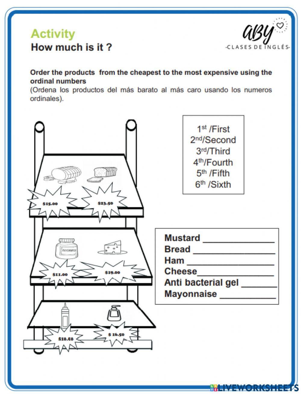 Ordinal numbers