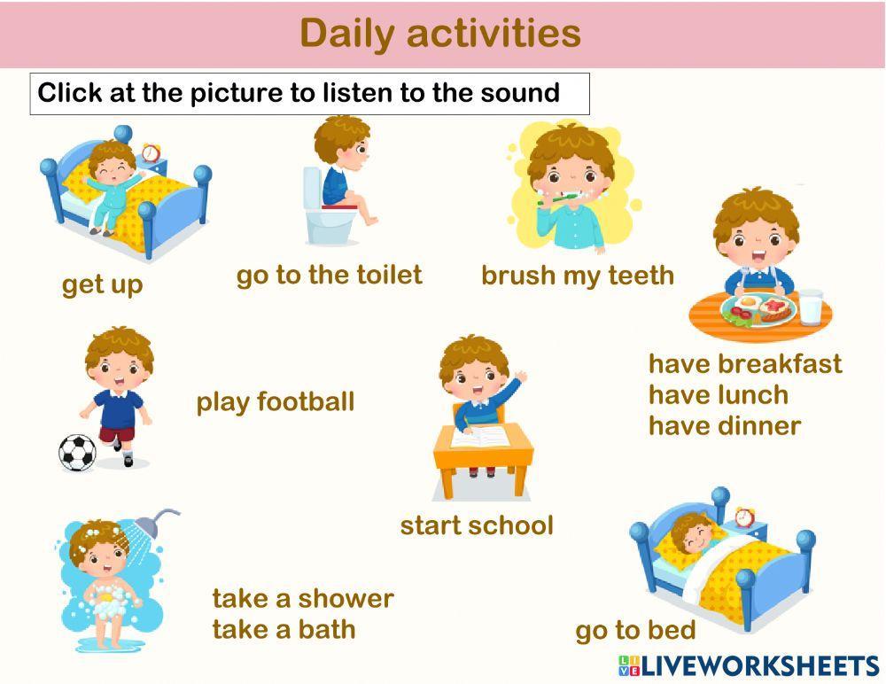 Daily routine - EBOOK