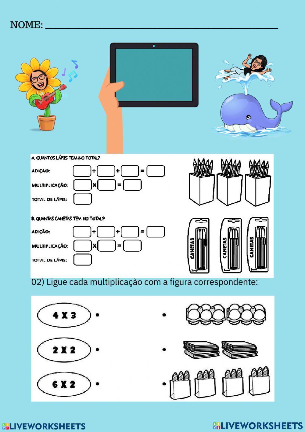 Atividades de Matemática 2 ano