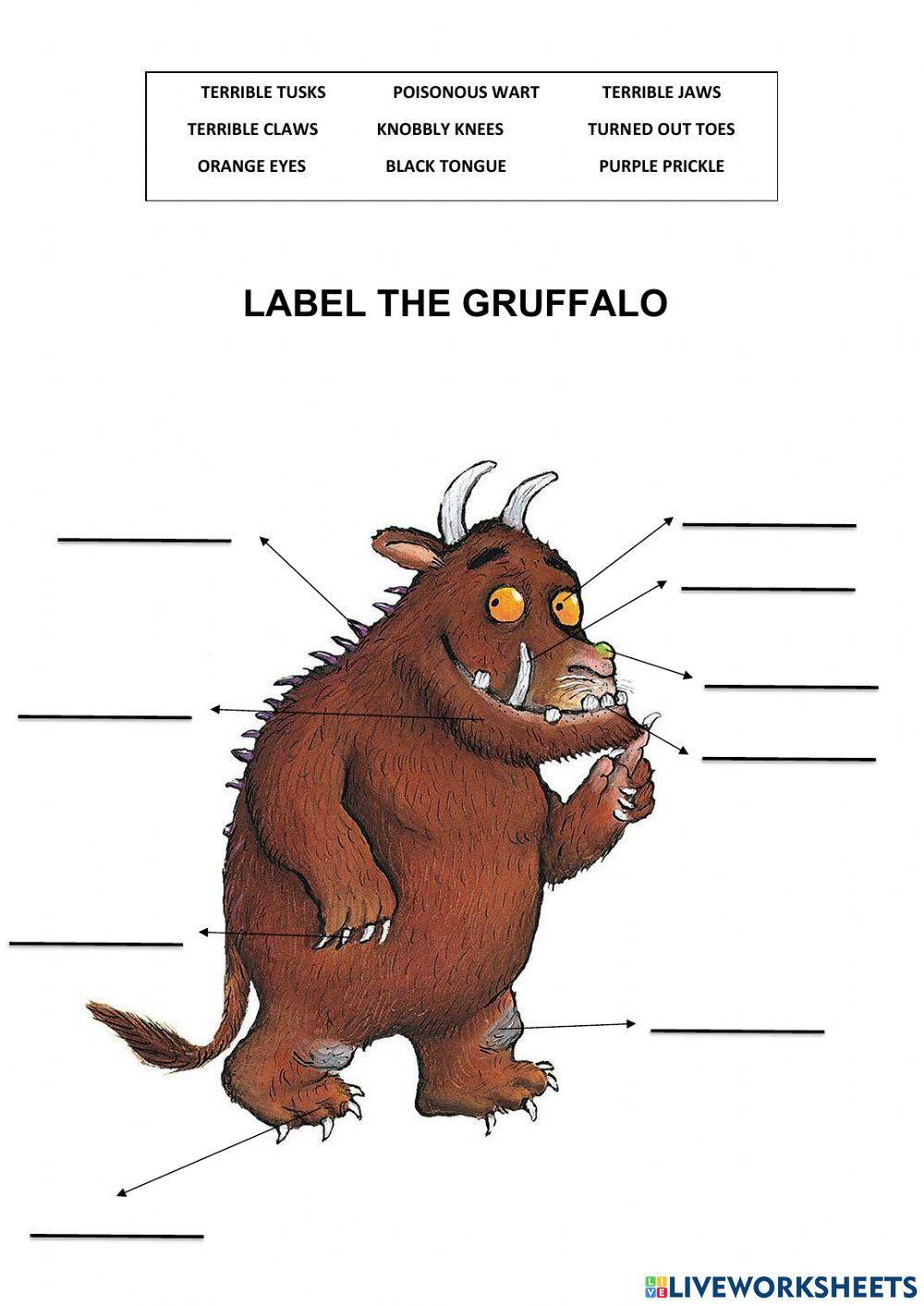 Label The Gruffalo Label The Gruffalo
