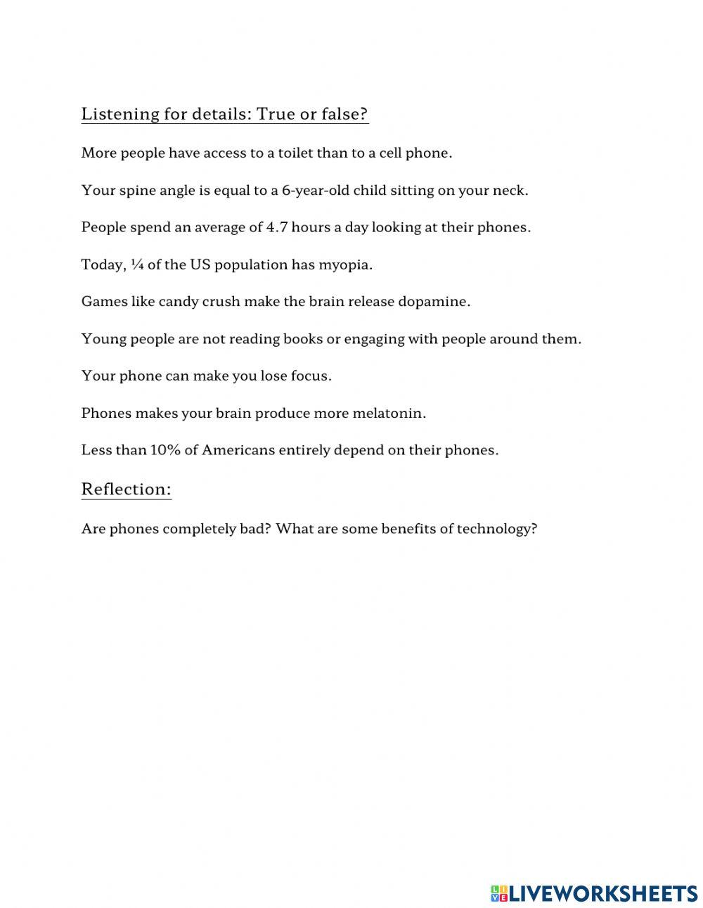 How are phones changing you?