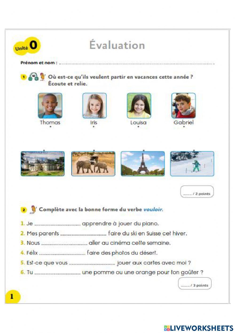 Grade 6 practice work