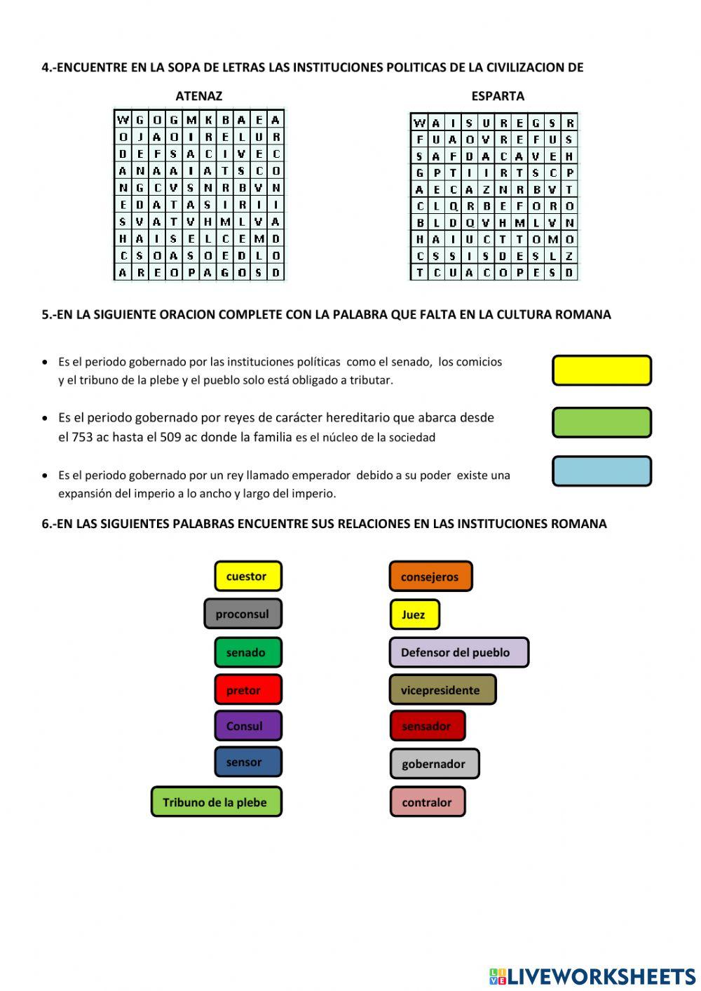 Cultura Griega y Romana