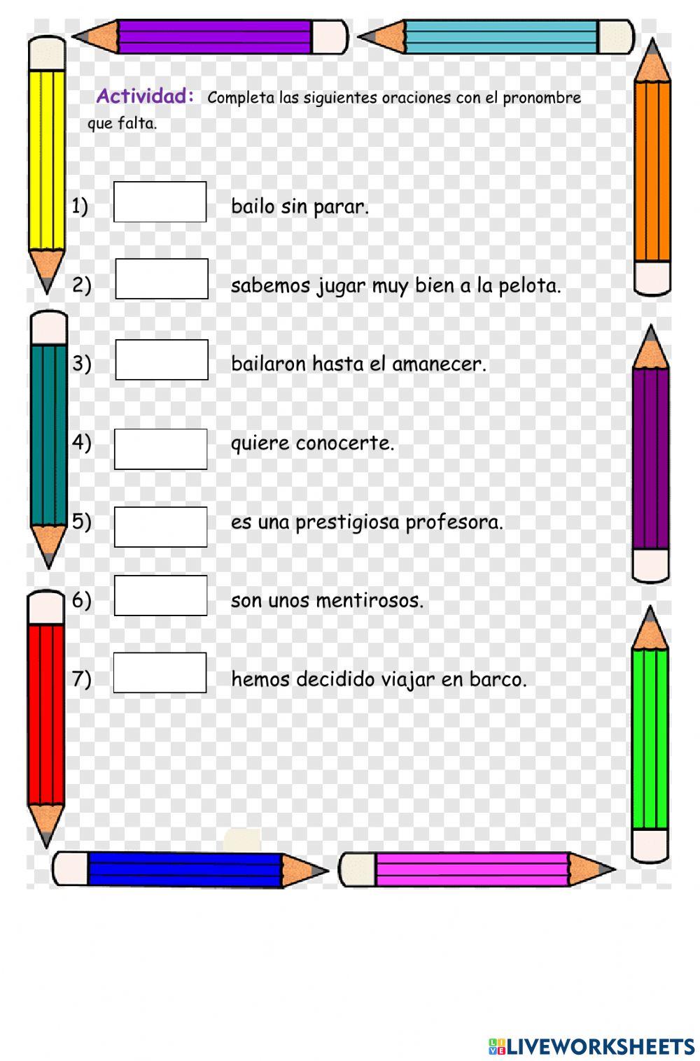 Pronombres personales