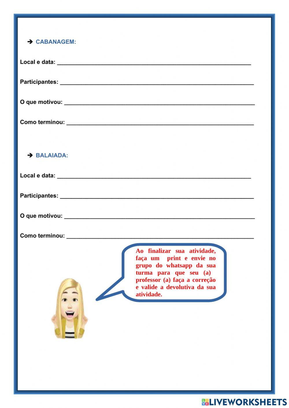 Revoltas do período regencial