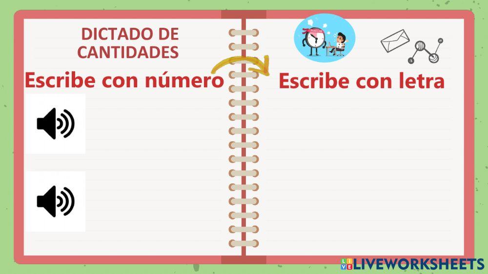 Lectura de cantidades