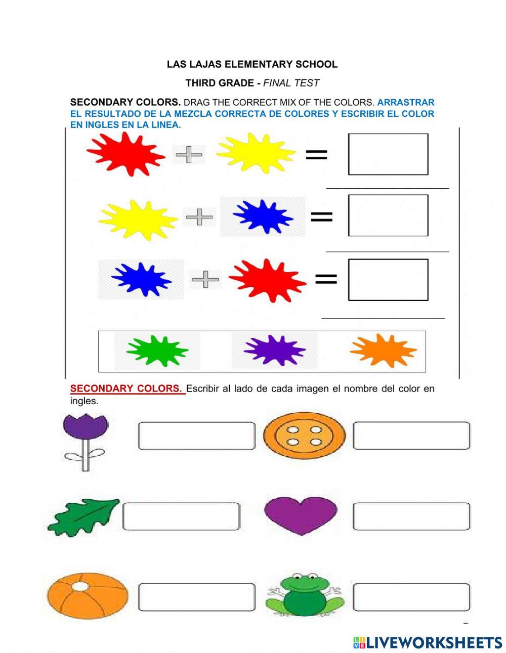 Third Grade Final Test