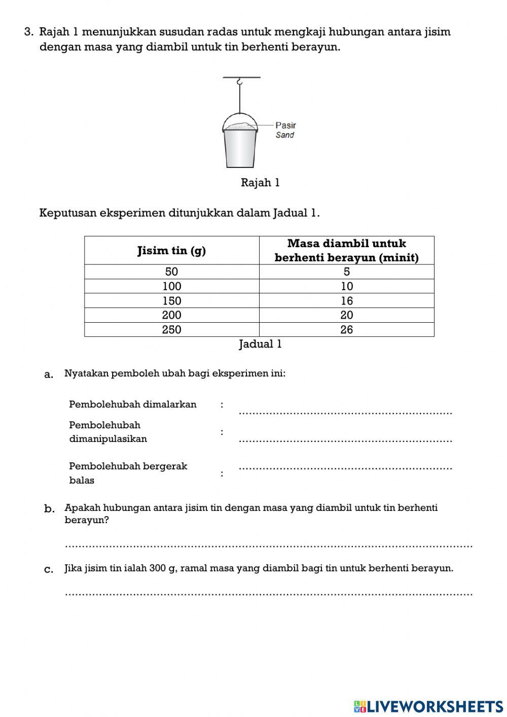 Latihan (jisim dan inersia)