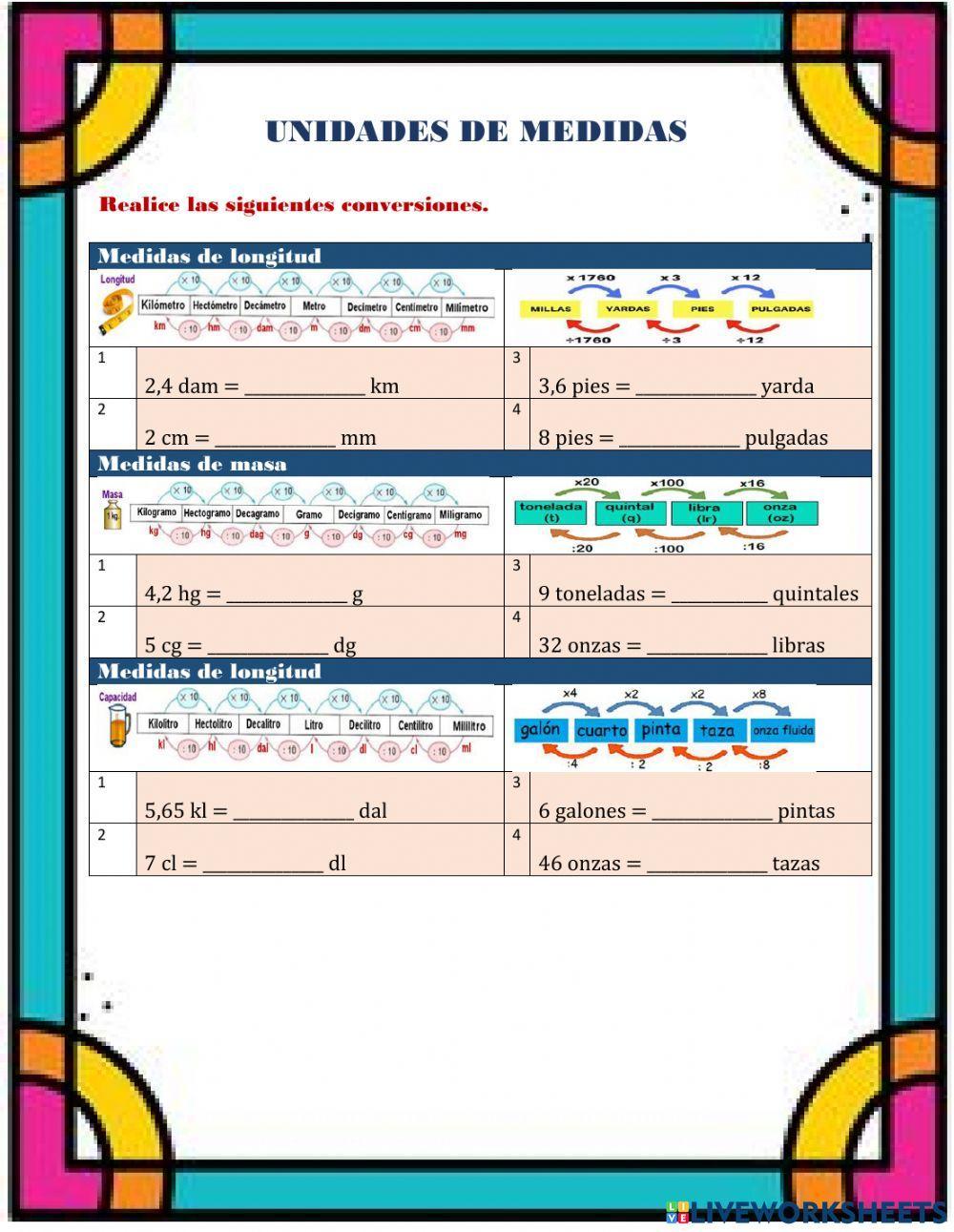 Conversión de Medidas