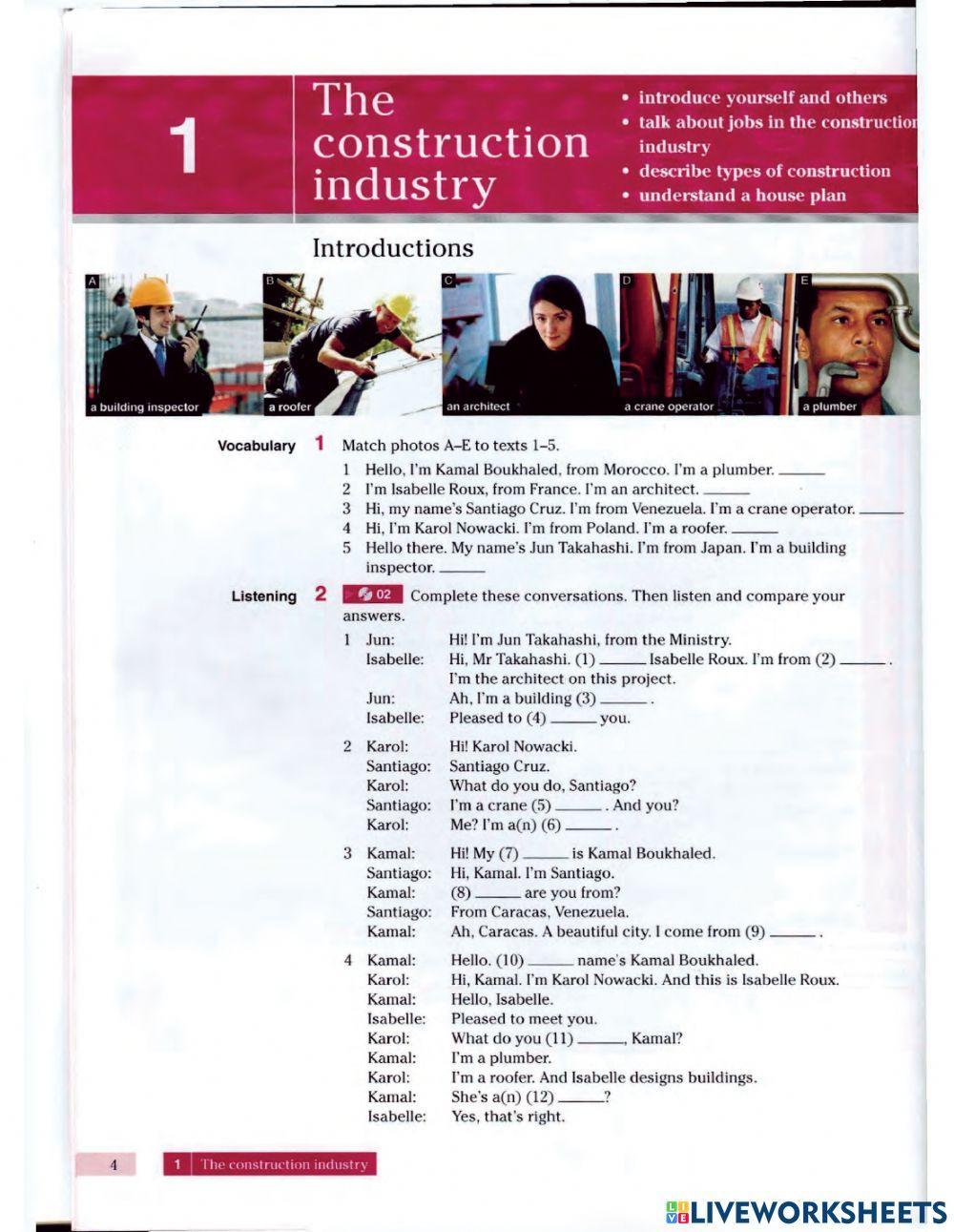 The Construction Industry