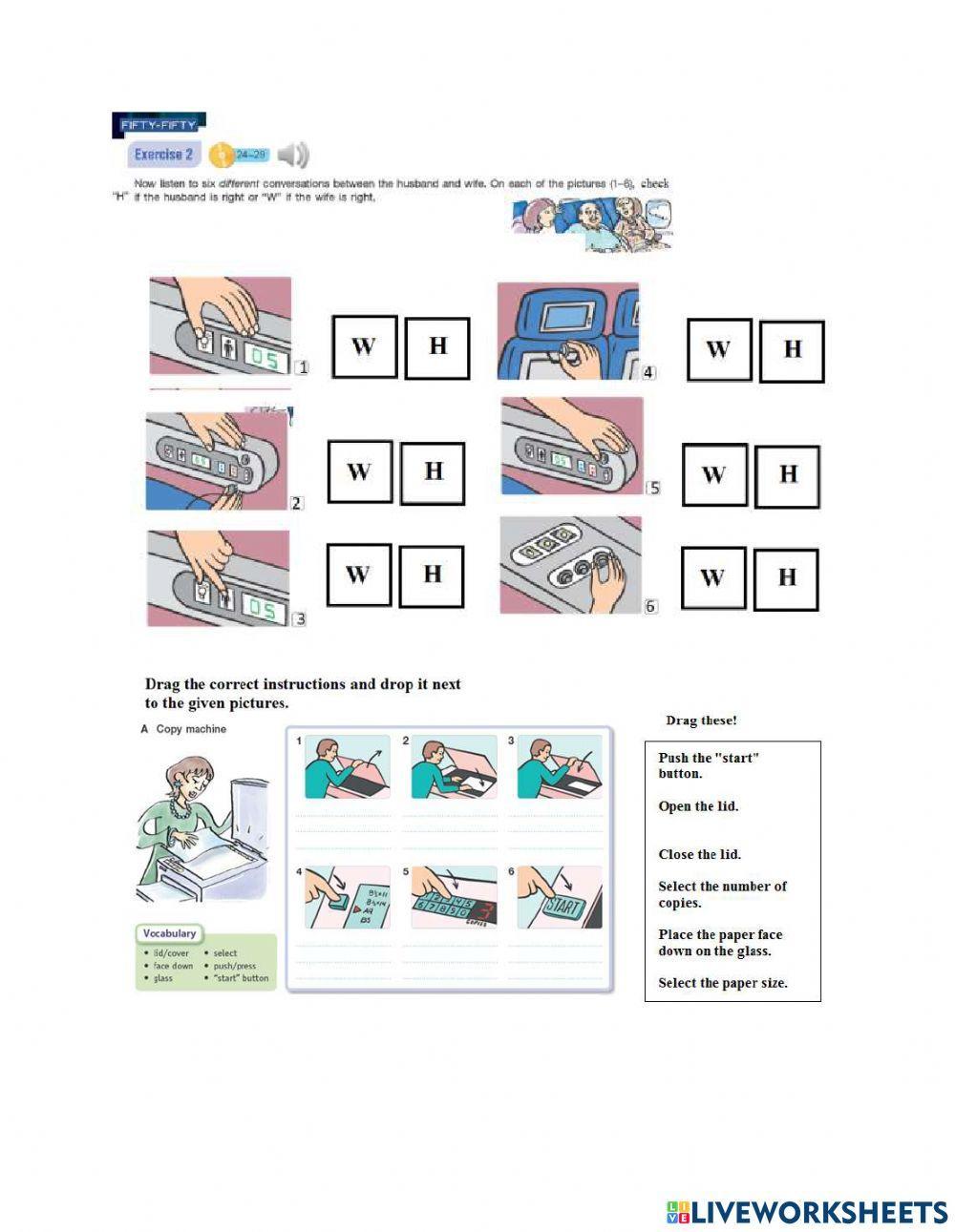Unit 4 Listening Test M6 ( Giving Instructions )
