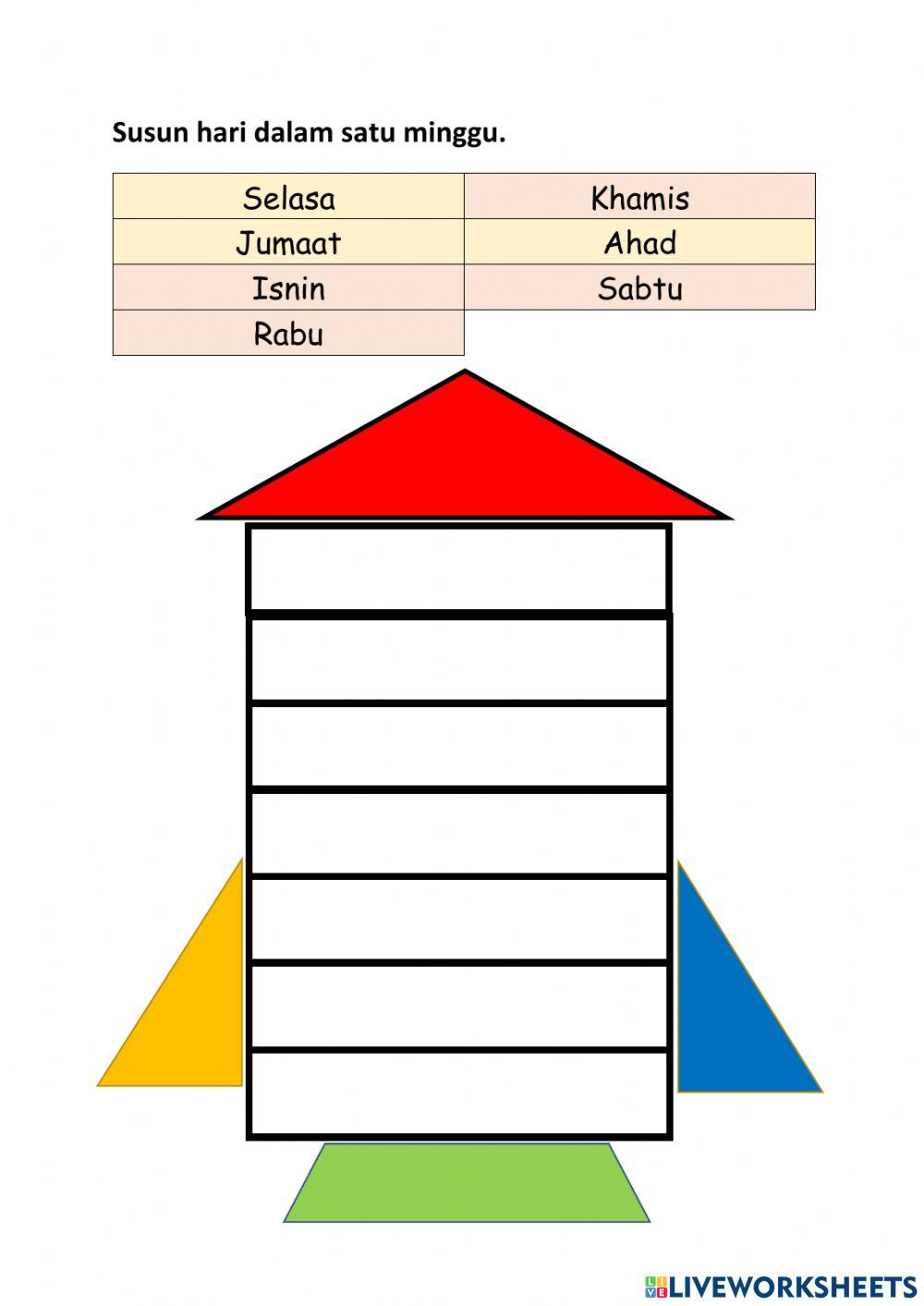 Hari dalam satu minggu