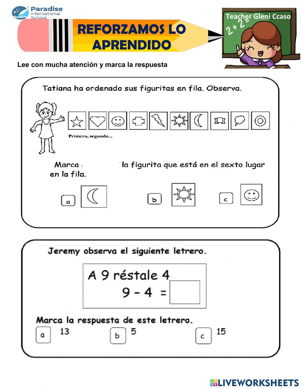 Reforzamos lo aprendido