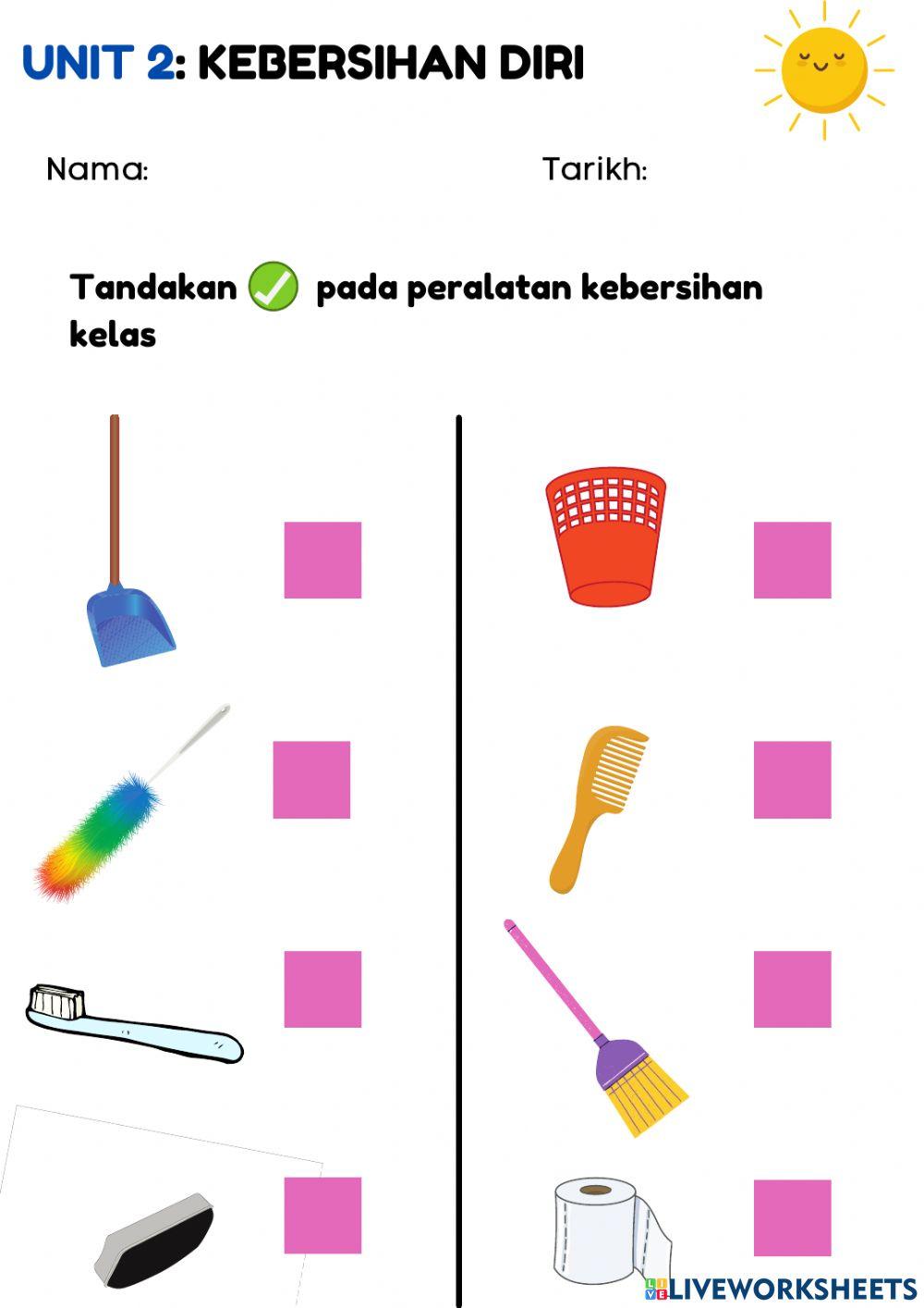 Alatan Kebersihan Kelas