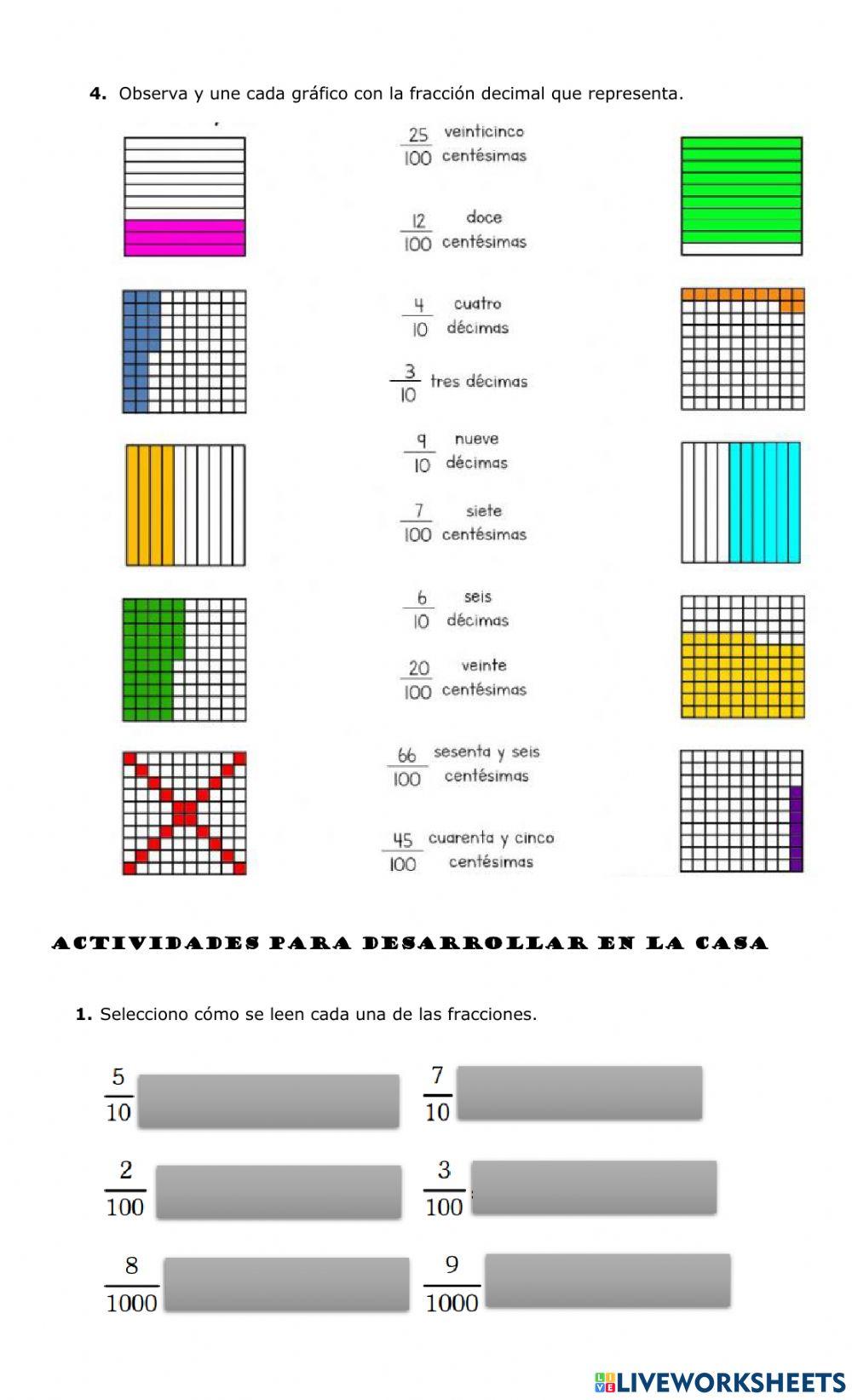 La fracción decimal