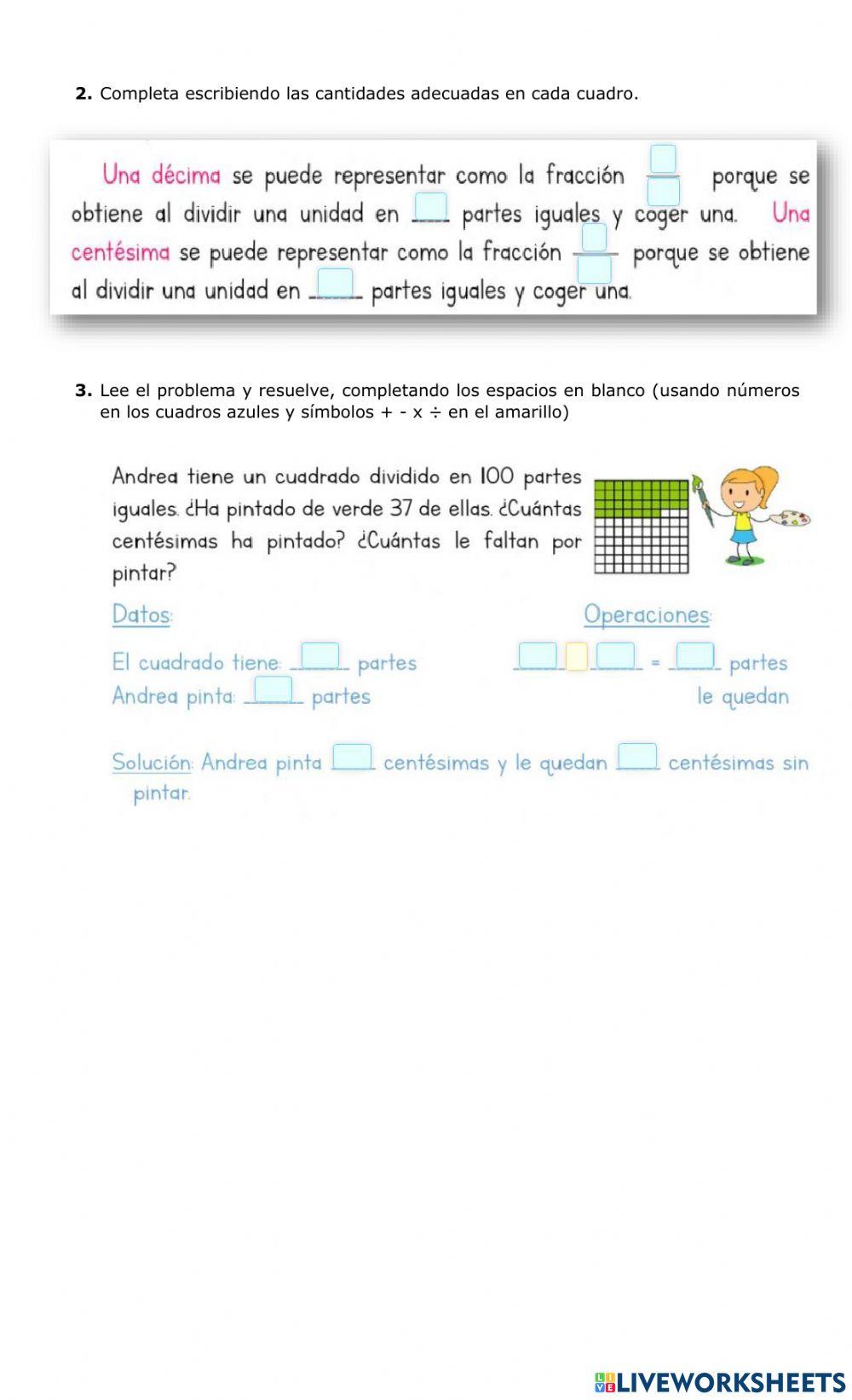 La fracción decimal