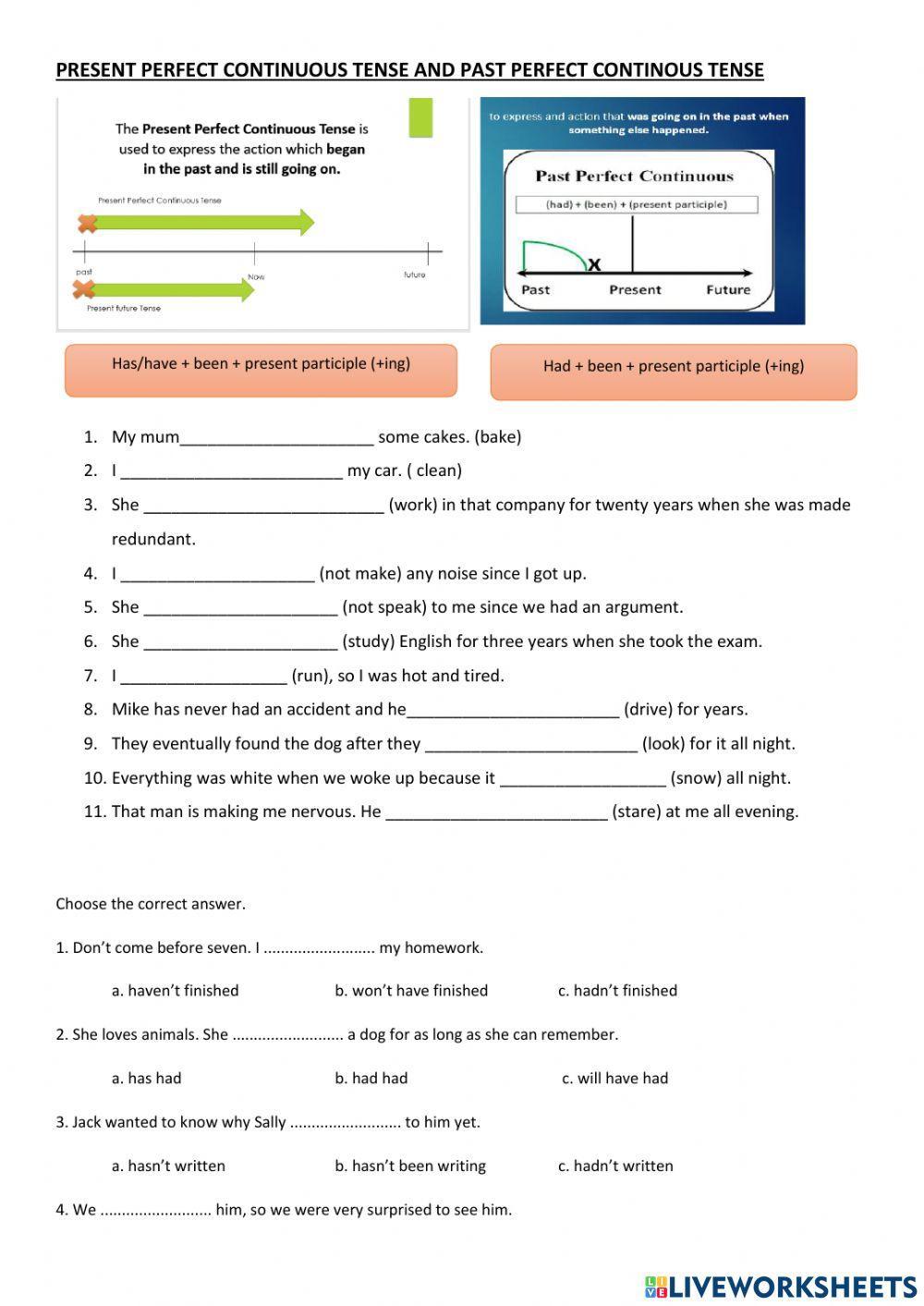 Future tense and future continuous tense