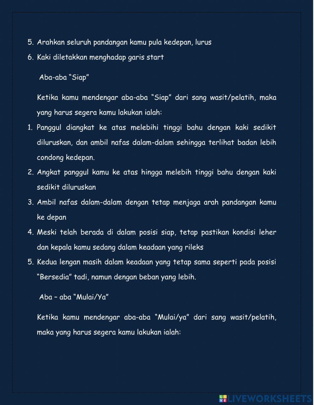 Atletik kelas 7 bagian 1