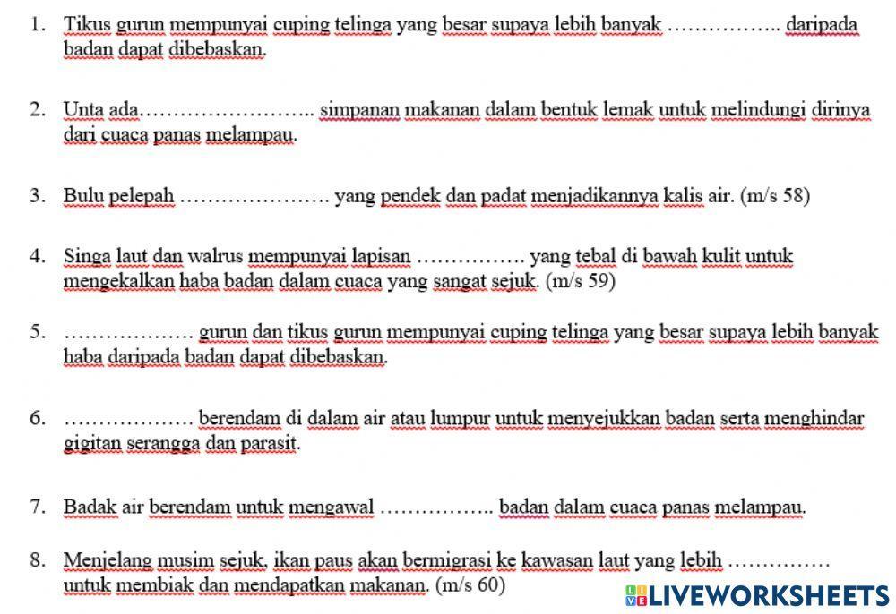 Cara haiwan melindungi diri dari cuaca melampau panas