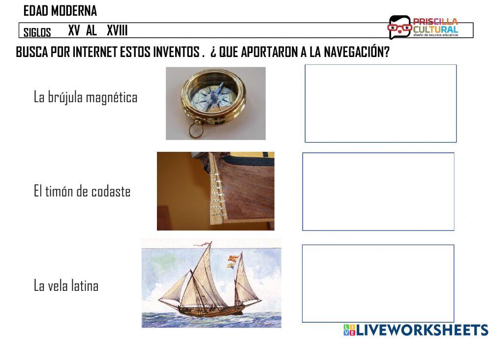 La navegación edad moderna