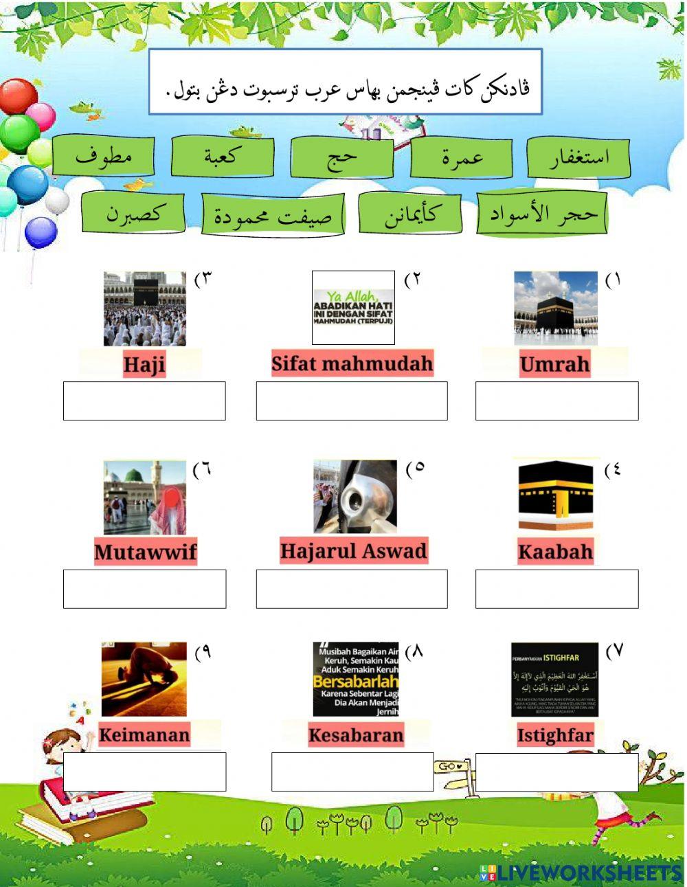 Kata Pinjaman Bahasa Arab (Jawi)