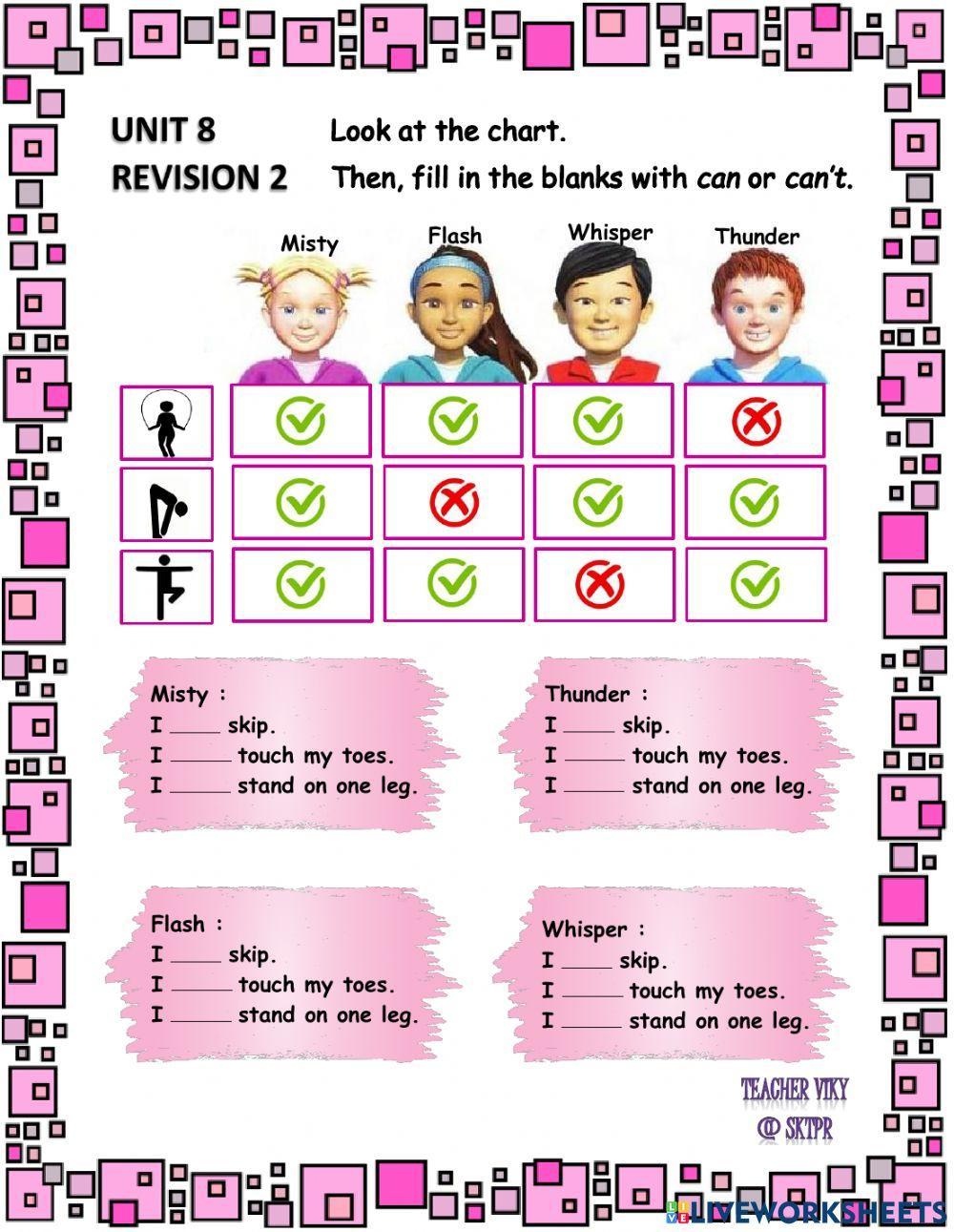 Unit 8 : The Robot (Revision 2)